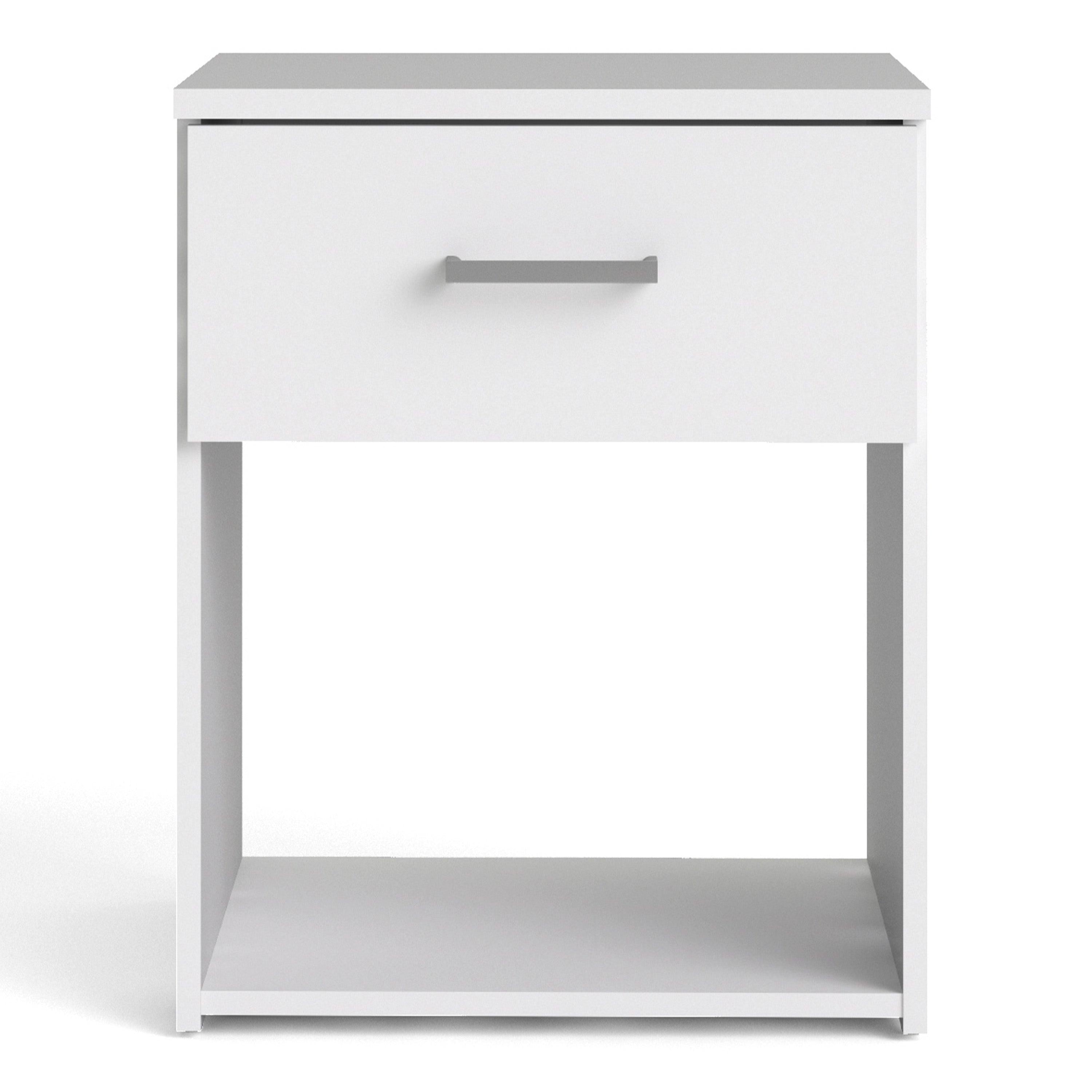 Space Bedside 1 Drawer in White - image 2