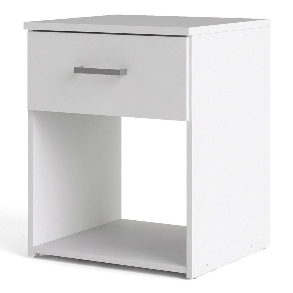 Space Bedside 1 Drawer in White - image 3