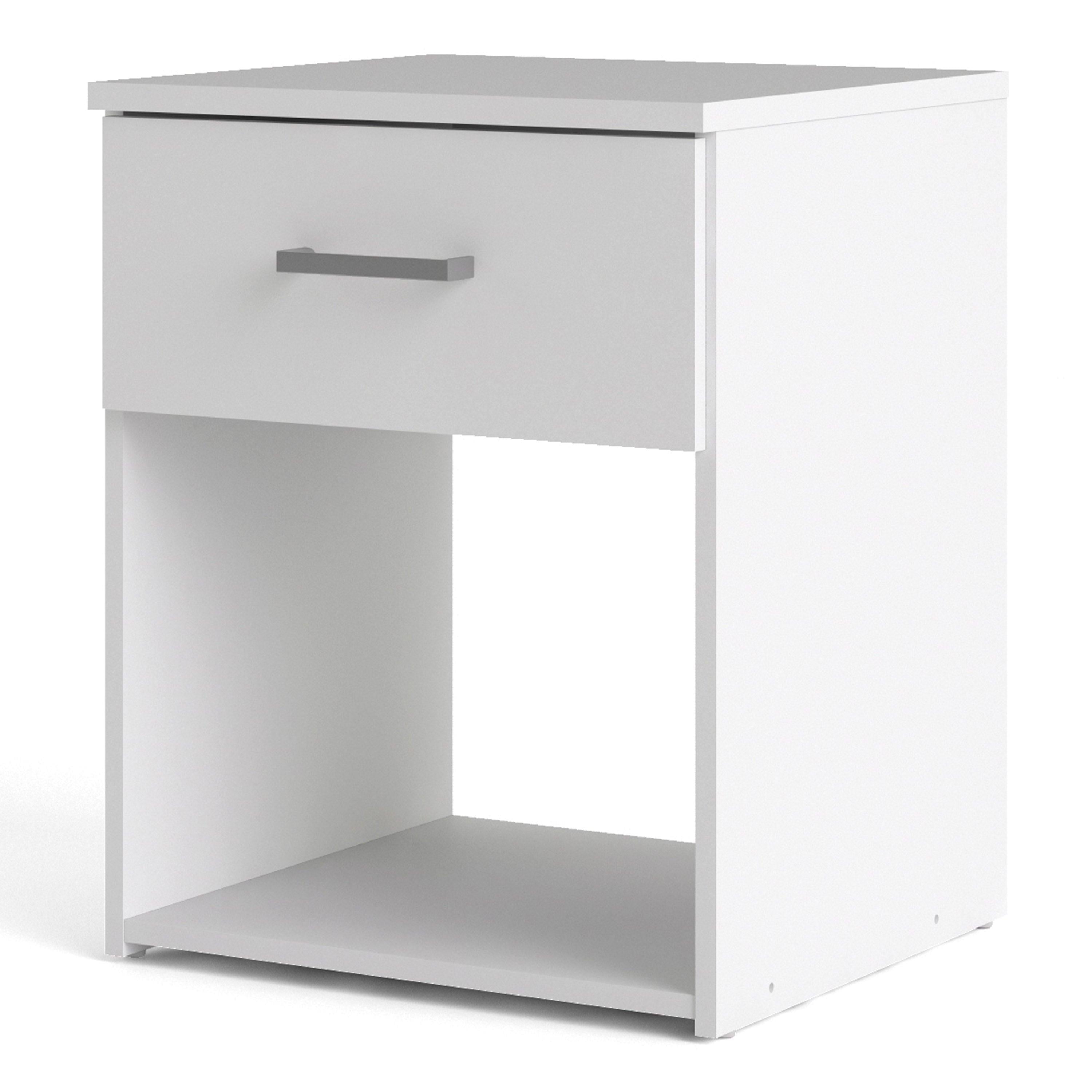 Space Bedside 1 Drawer in White - image 3