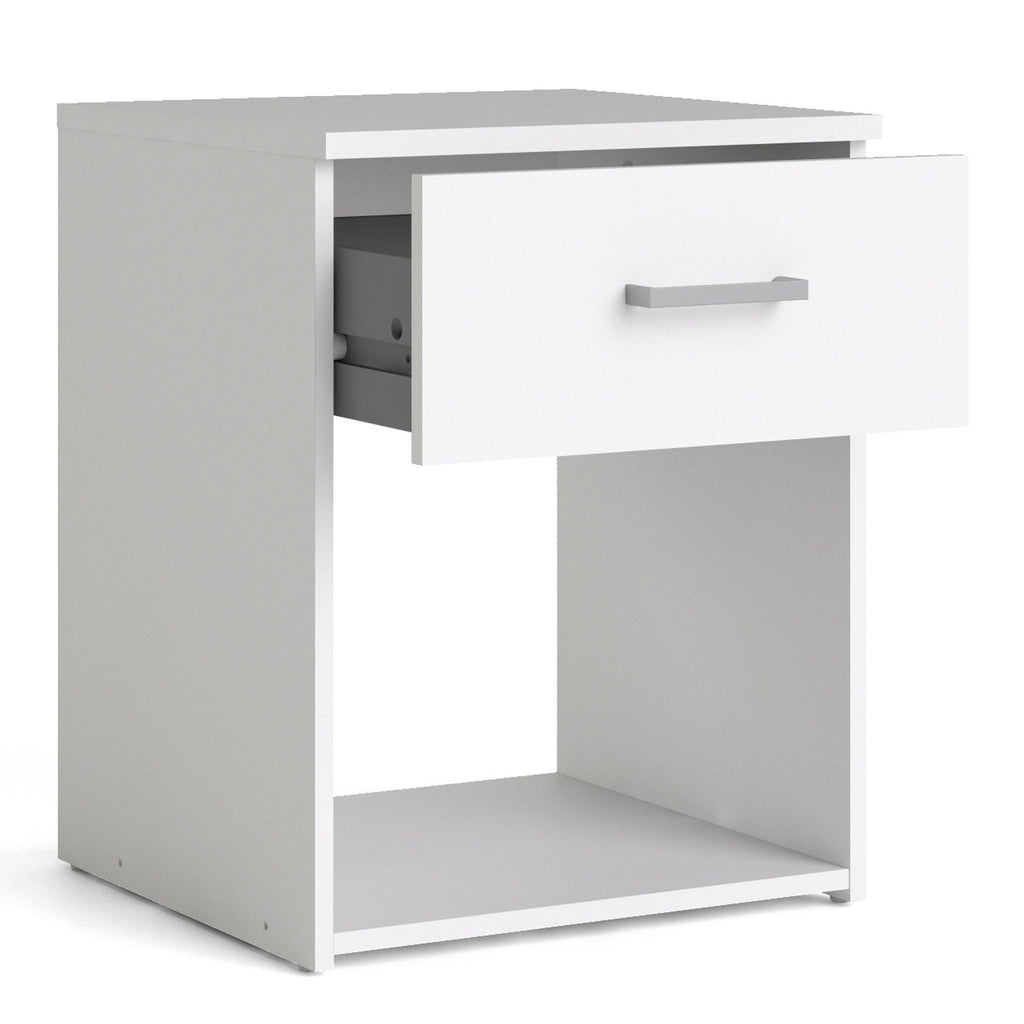 Space Bedside 1 Drawer in White - image 4