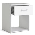 Space Bedside 1 Drawer in White - image 4