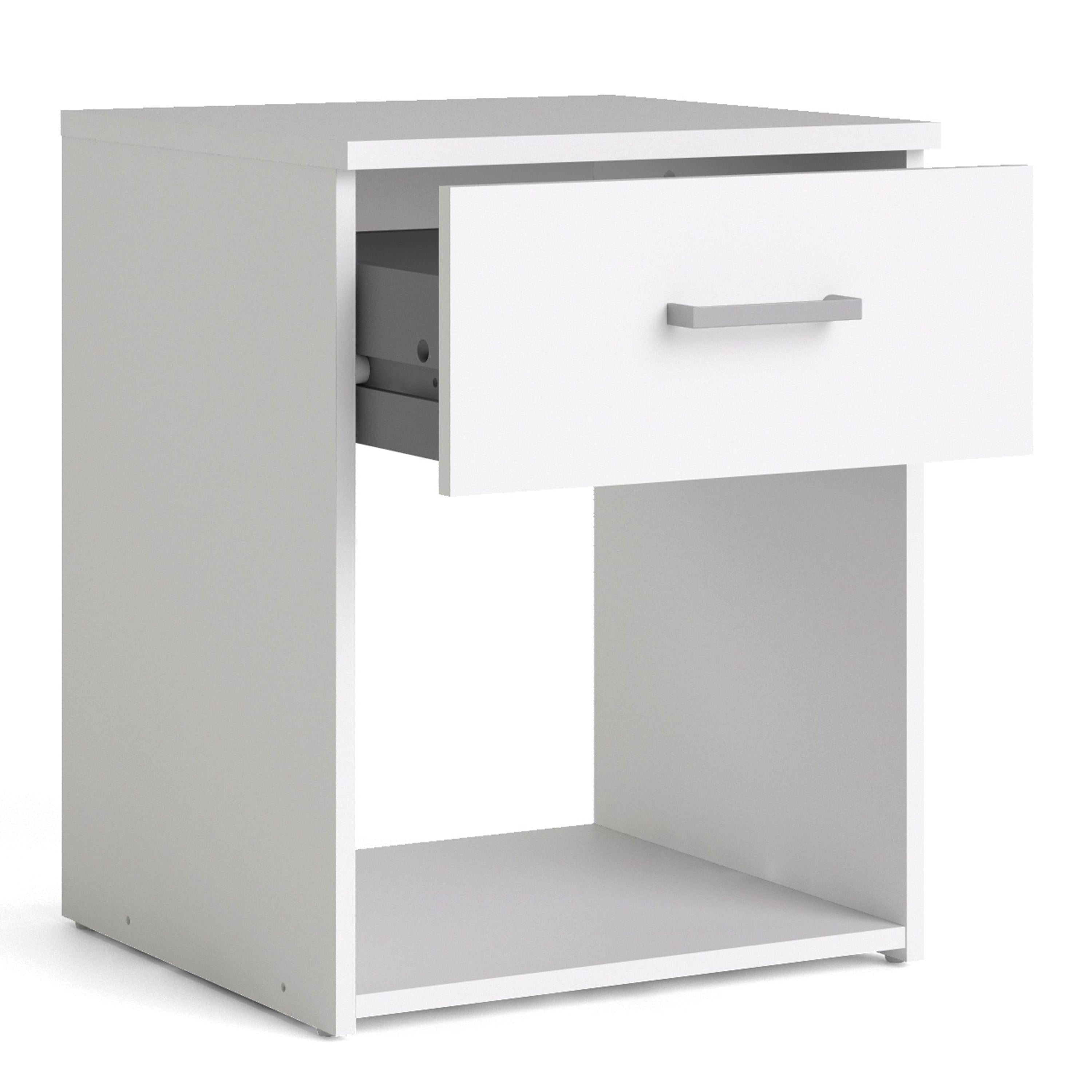 Space Bedside 1 Drawer in White - image 4