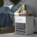 Space Bedside 1 Drawer in White - image 5