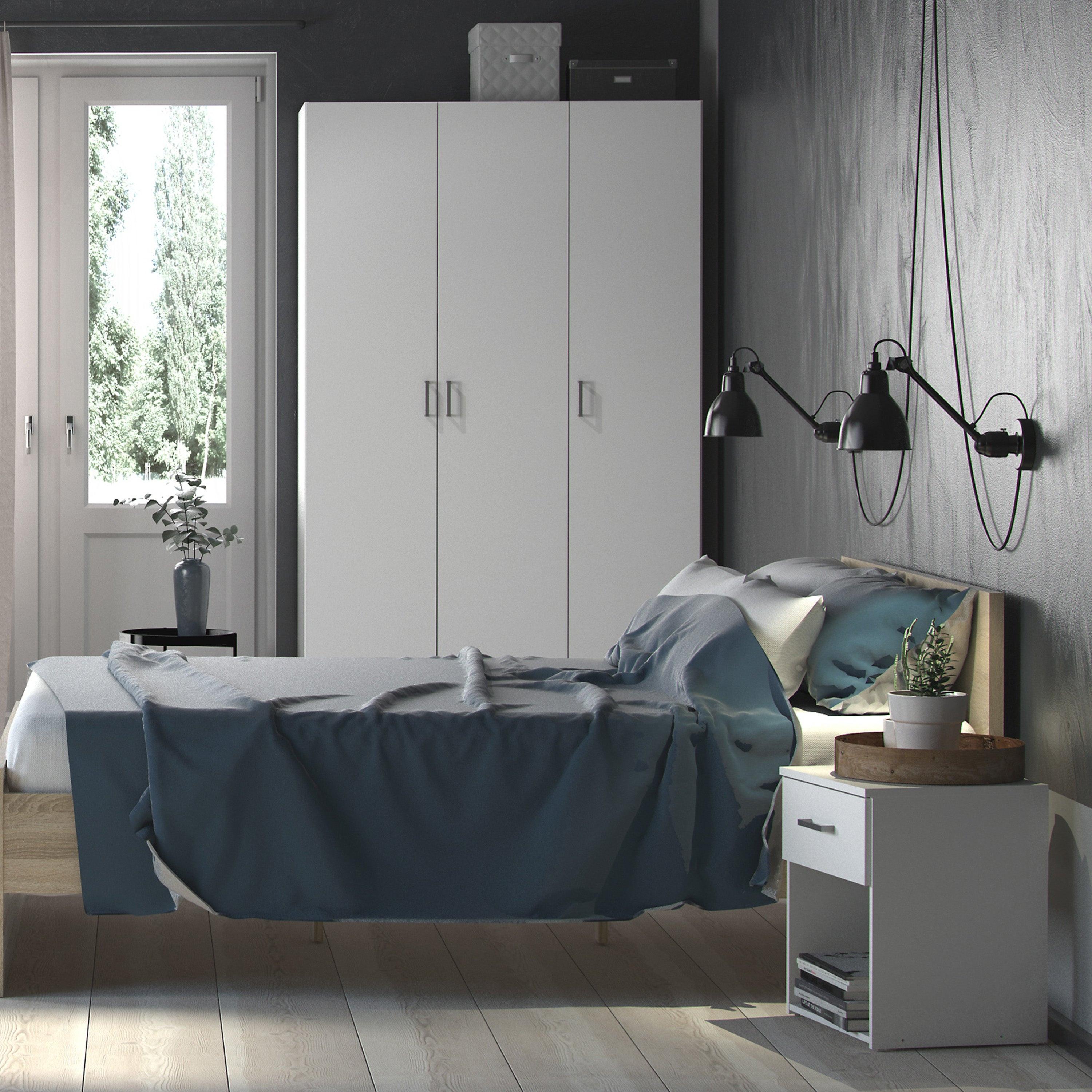 Space Bedside 1 Drawer in White - image 6