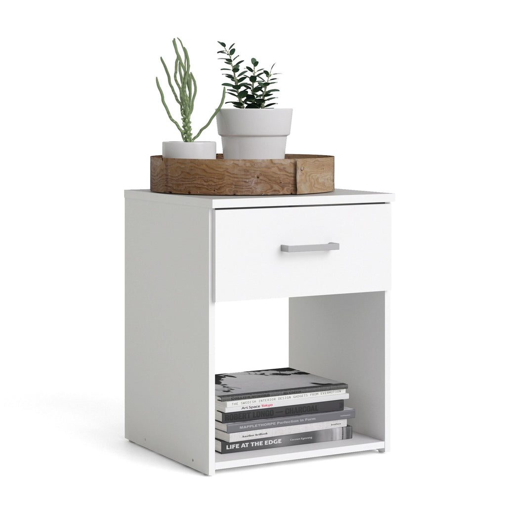 Space Bedside 1 Drawer in White - image 9