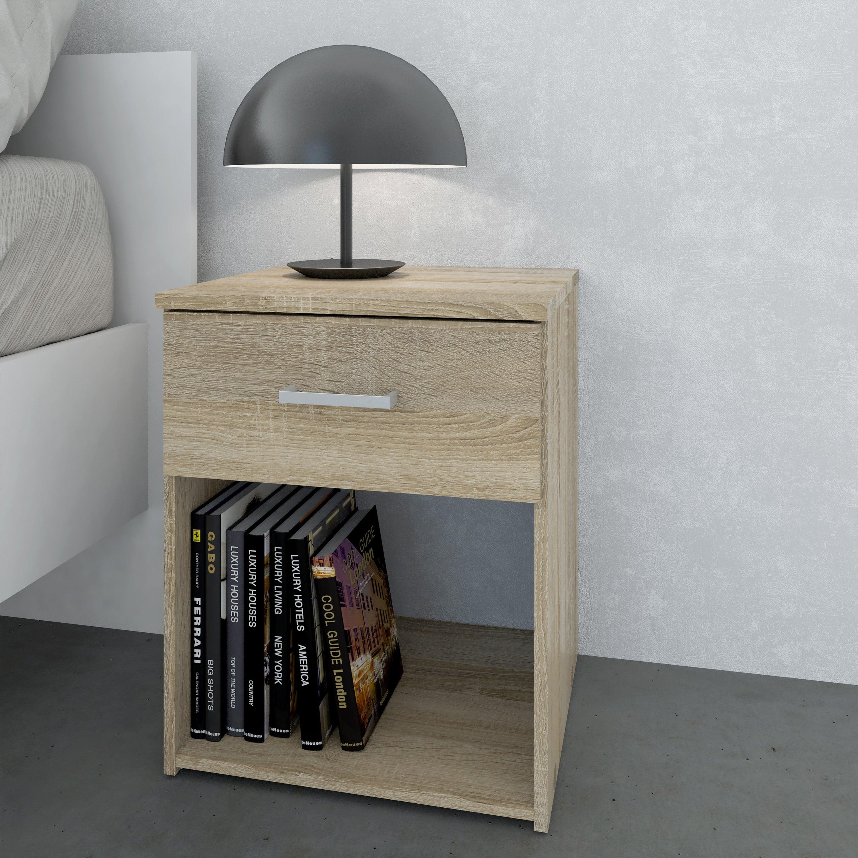 Space Bedside 1 Drawer in Oak - image 5