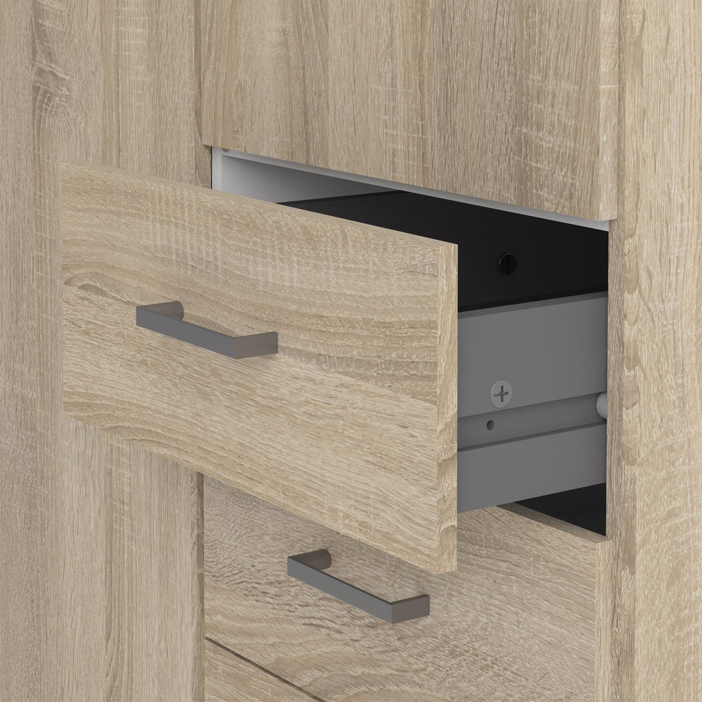 Space Wardrobe 2 Doors 3 Drawers in Oak 2000 - image 10
