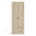 Space Wardrobe 2 Doors 3 Drawers in Oak 2000 - image 2