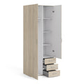 Space Wardrobe 2 Doors 3 Drawers in Oak 2000 - image 4