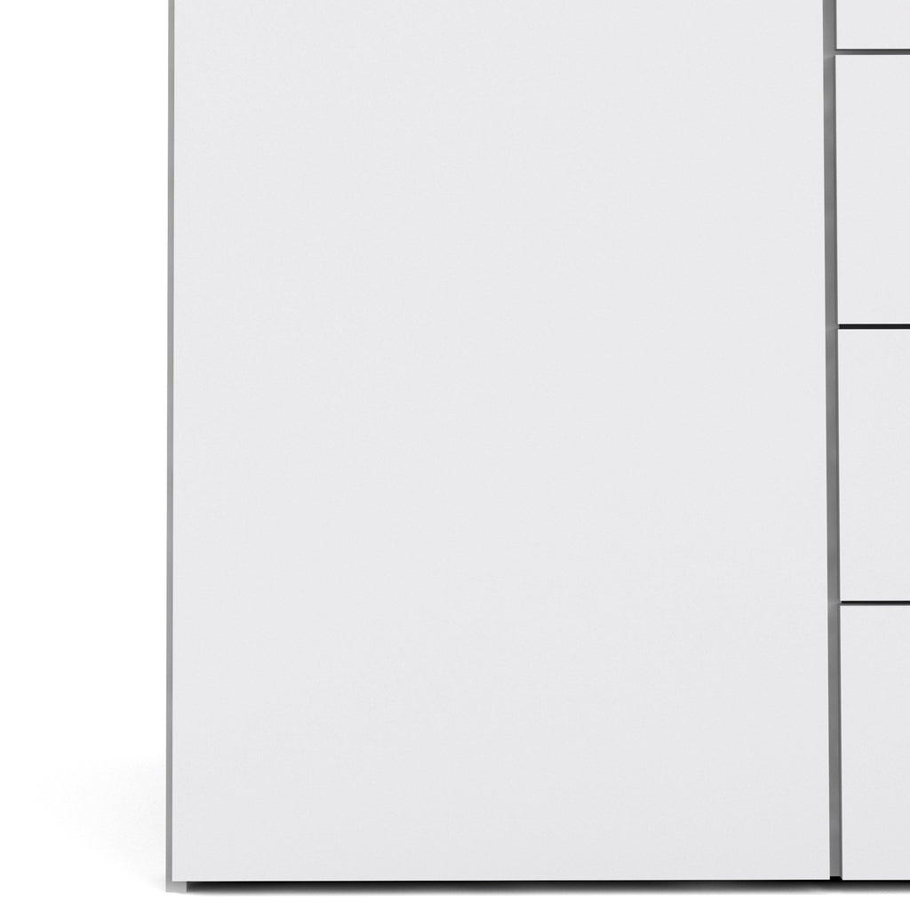 Space Wardrobe 2 Doors 3 Drawers White 1750 - image 8