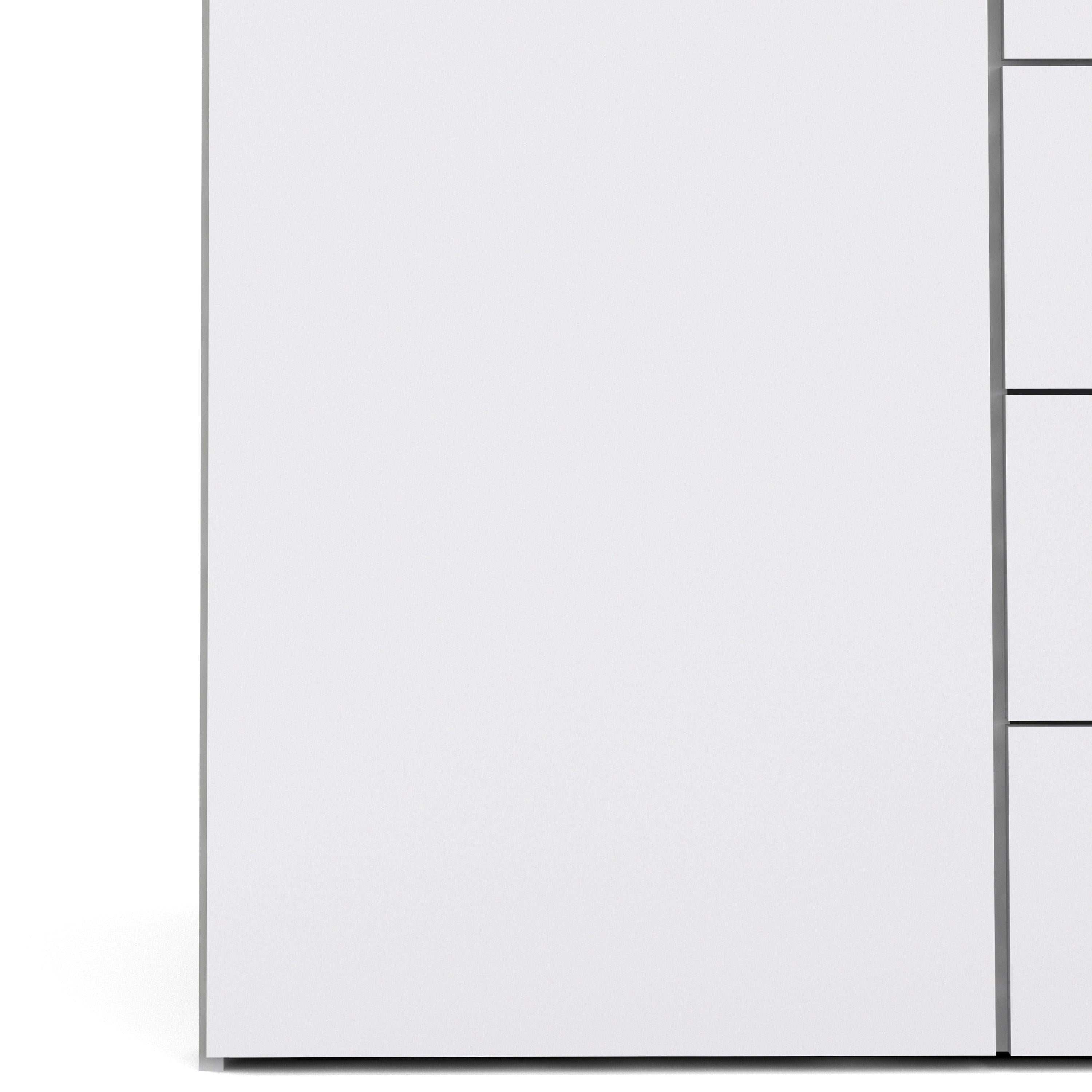 Space Wardrobe 2 Doors 3 Drawers White 1750 - image 8