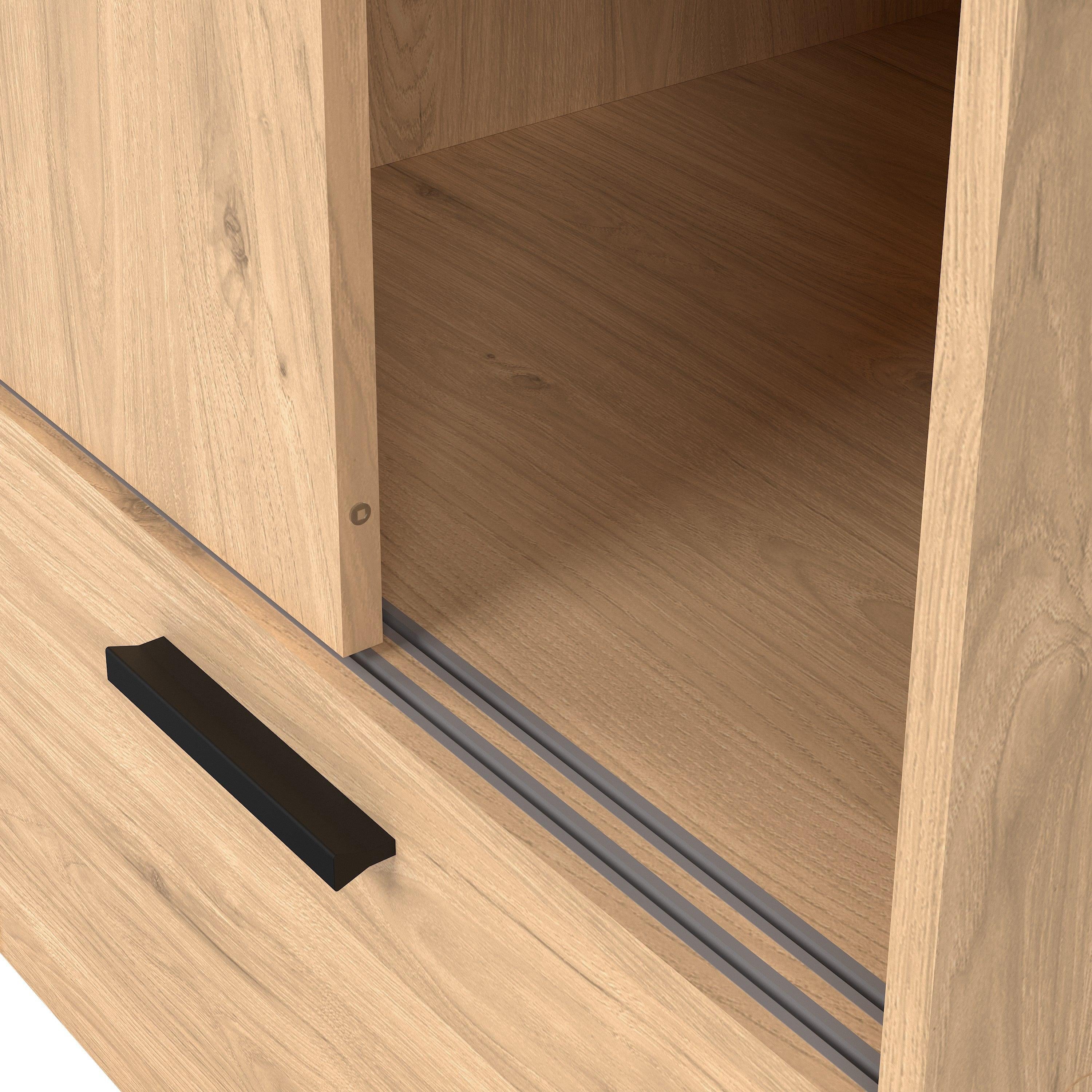 Line Wardrobe with 2 Doors 2 Drawers in Jackson Hickory Oak - image 10