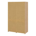 Line Wardrobe with 2 Doors 2 Drawers in Jackson Hickory Oak - image 4