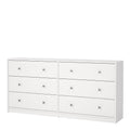 May Chest of 6 Drawers (3+3) in White - image 3