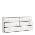 May Chest of 6 Drawers (3+3) in White - image 5