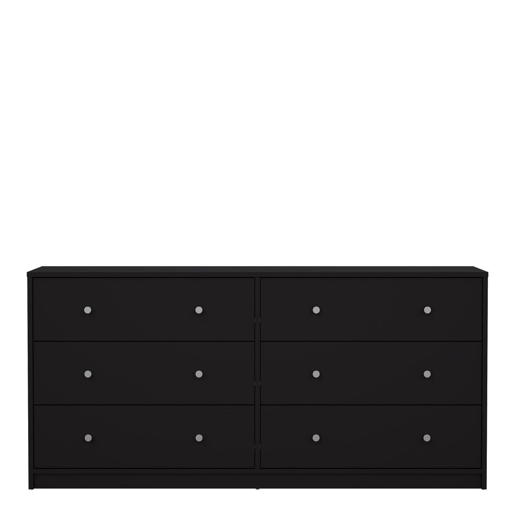May Chest of 6 Drawers (3+3) in Black - image 2