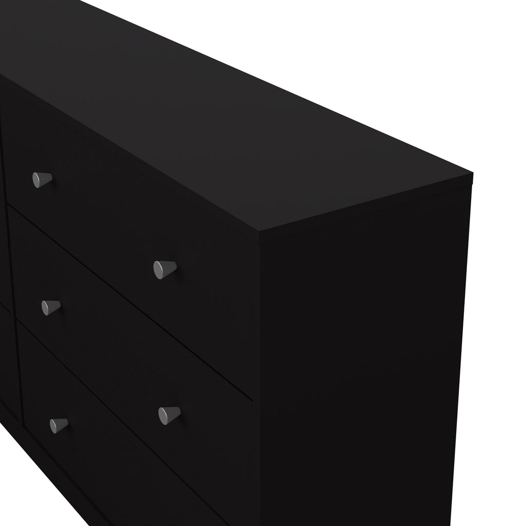 May Chest of 6 Drawers (3+3) in Black - image 8