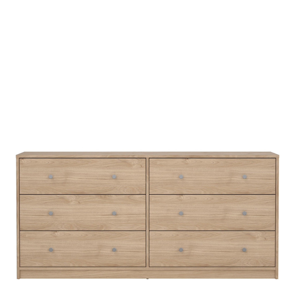 May Chest of 6 Drawers (3+3) in Jackson Hickory Oak - image 2