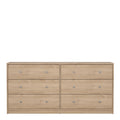 May Chest of 6 Drawers (3+3) in Jackson Hickory Oak - image 2