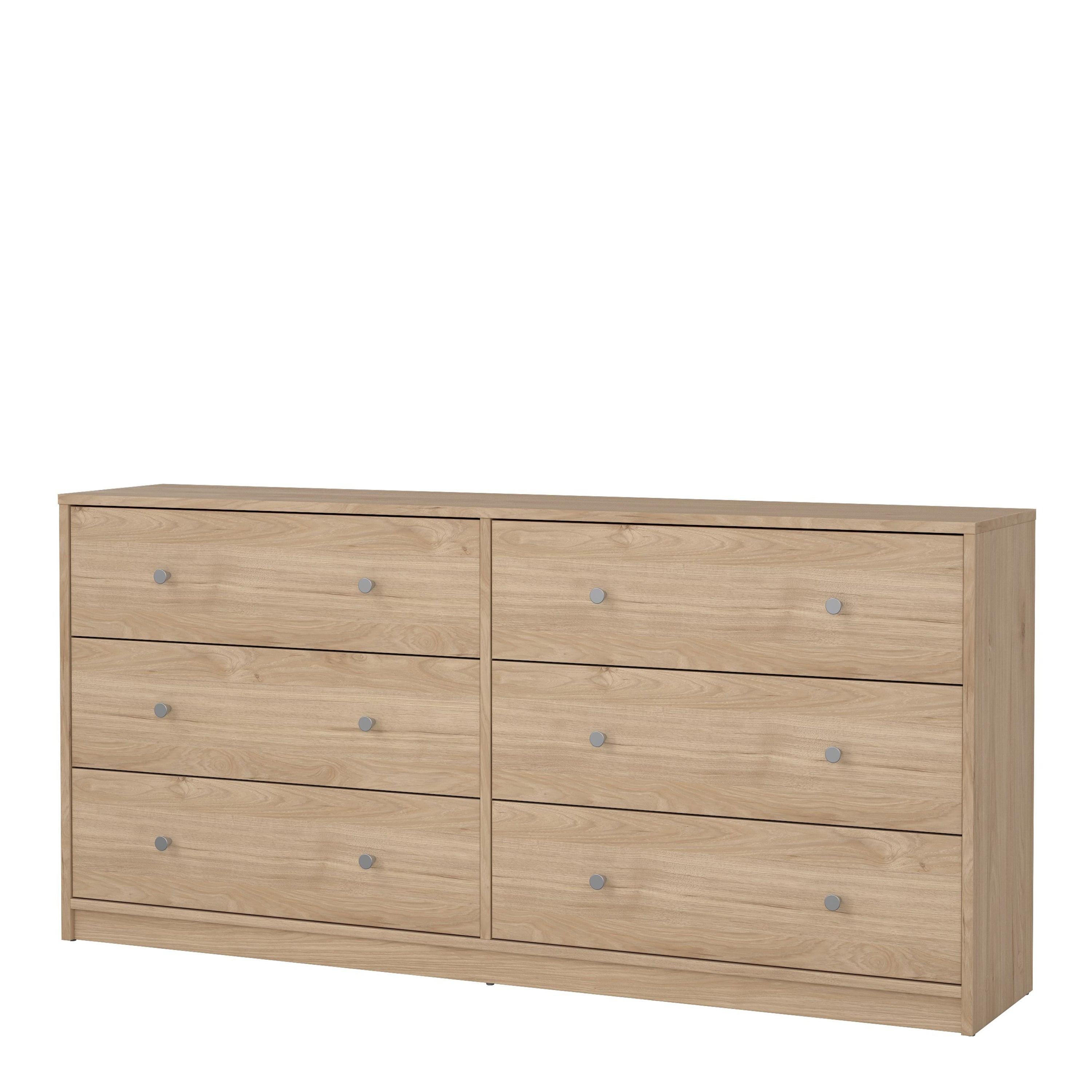 May Chest of 6 Drawers (3+3) in Jackson Hickory Oak - image 3