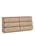 May Chest of 6 Drawers (3+3) in Jackson Hickory Oak - image 5