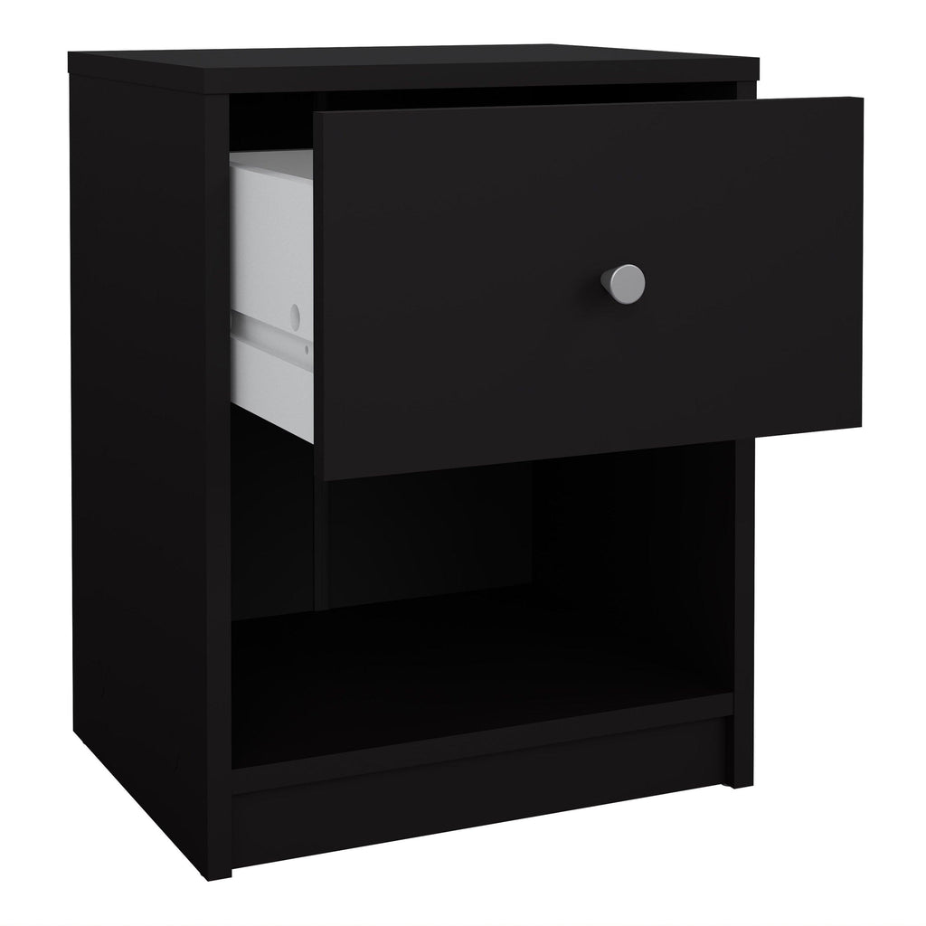 May Bedside 1 Drawer in Black - image 5