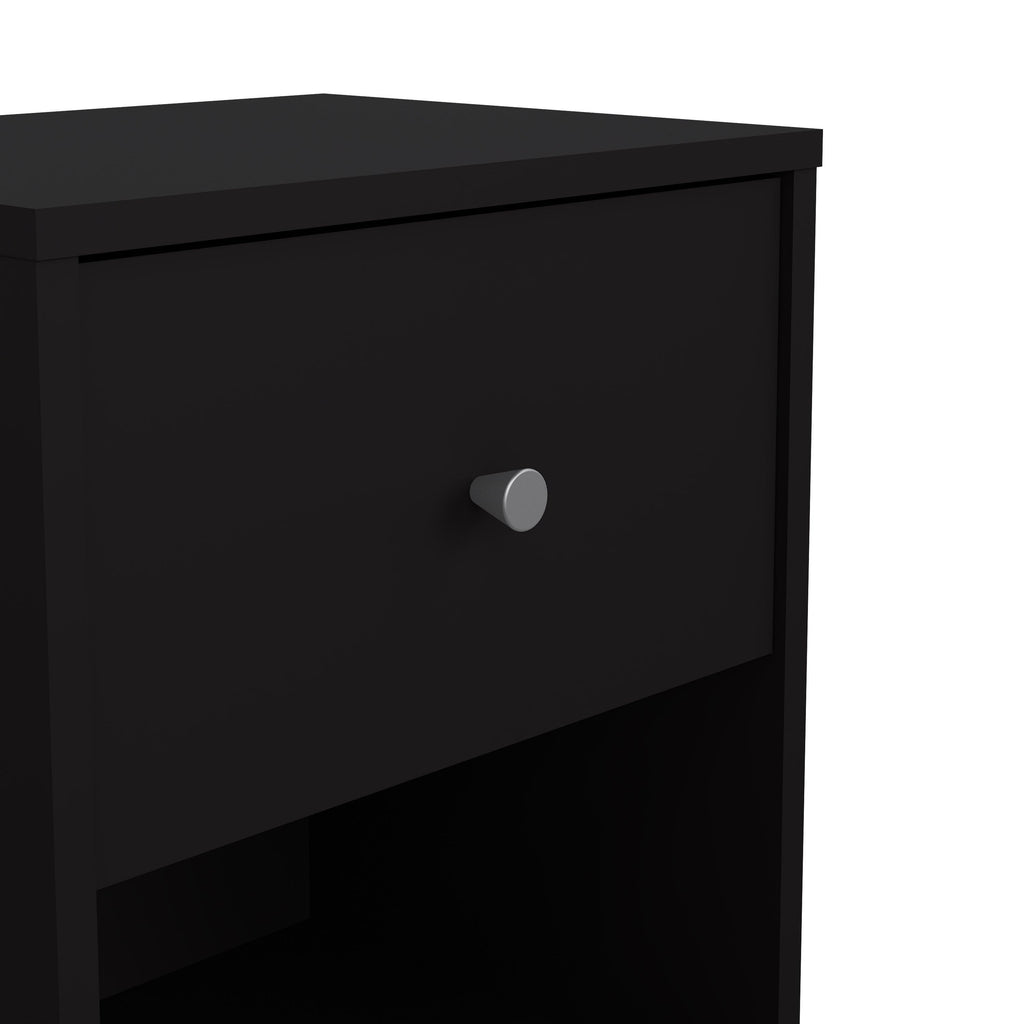 May Bedside 1 Drawer in Black - image 8