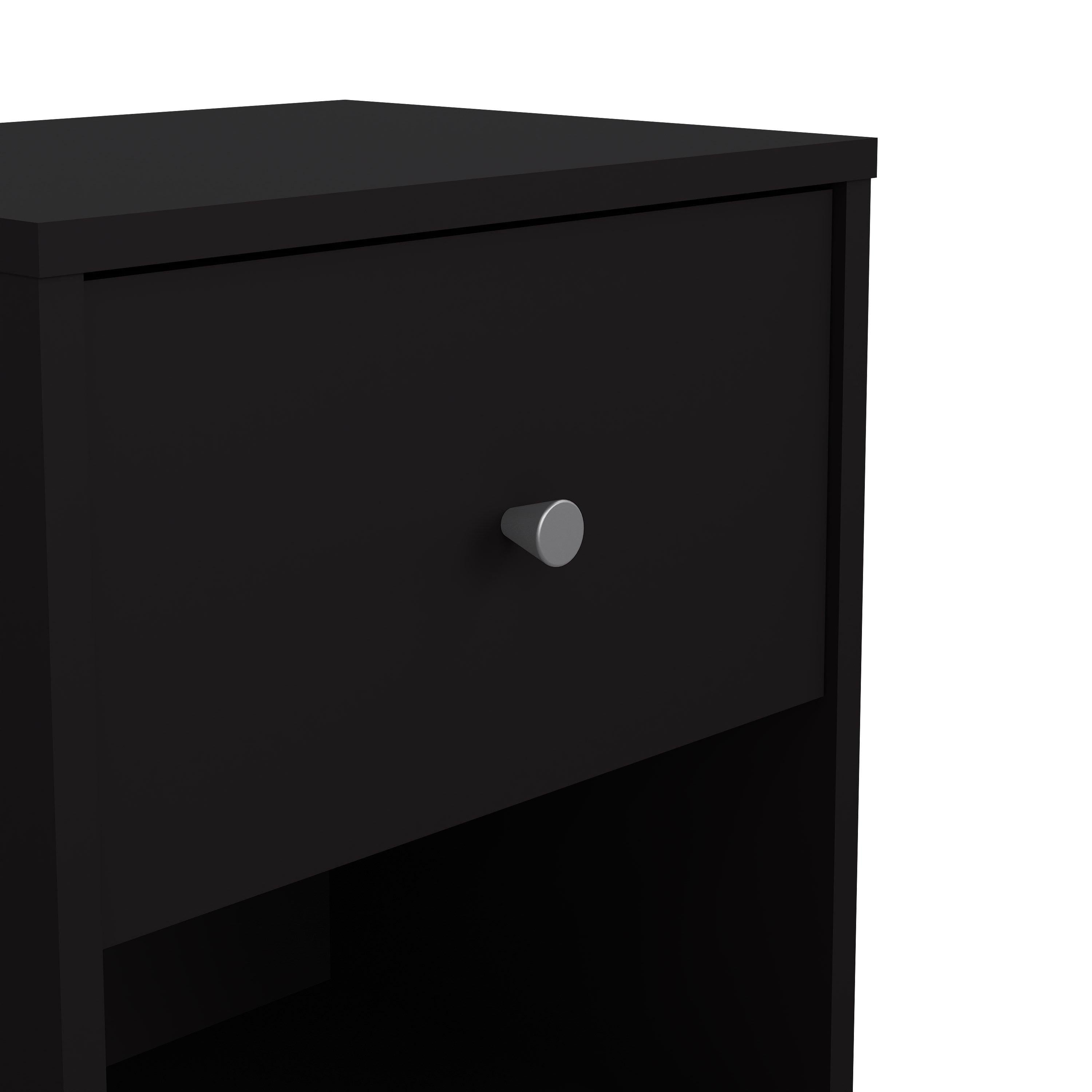 May Bedside 1 Drawer in Black - image 8