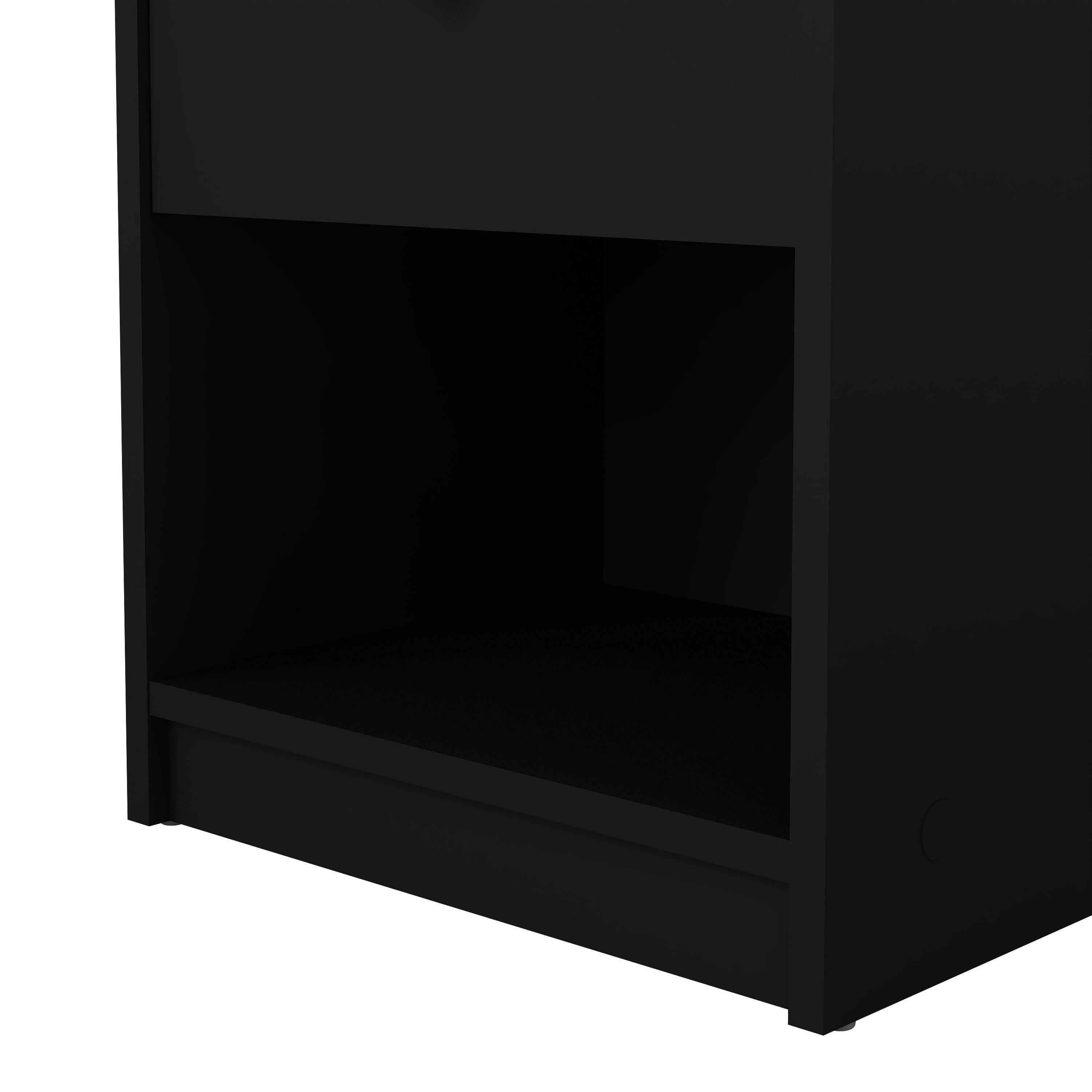 May Bedside 1 Drawer in Black - image 9