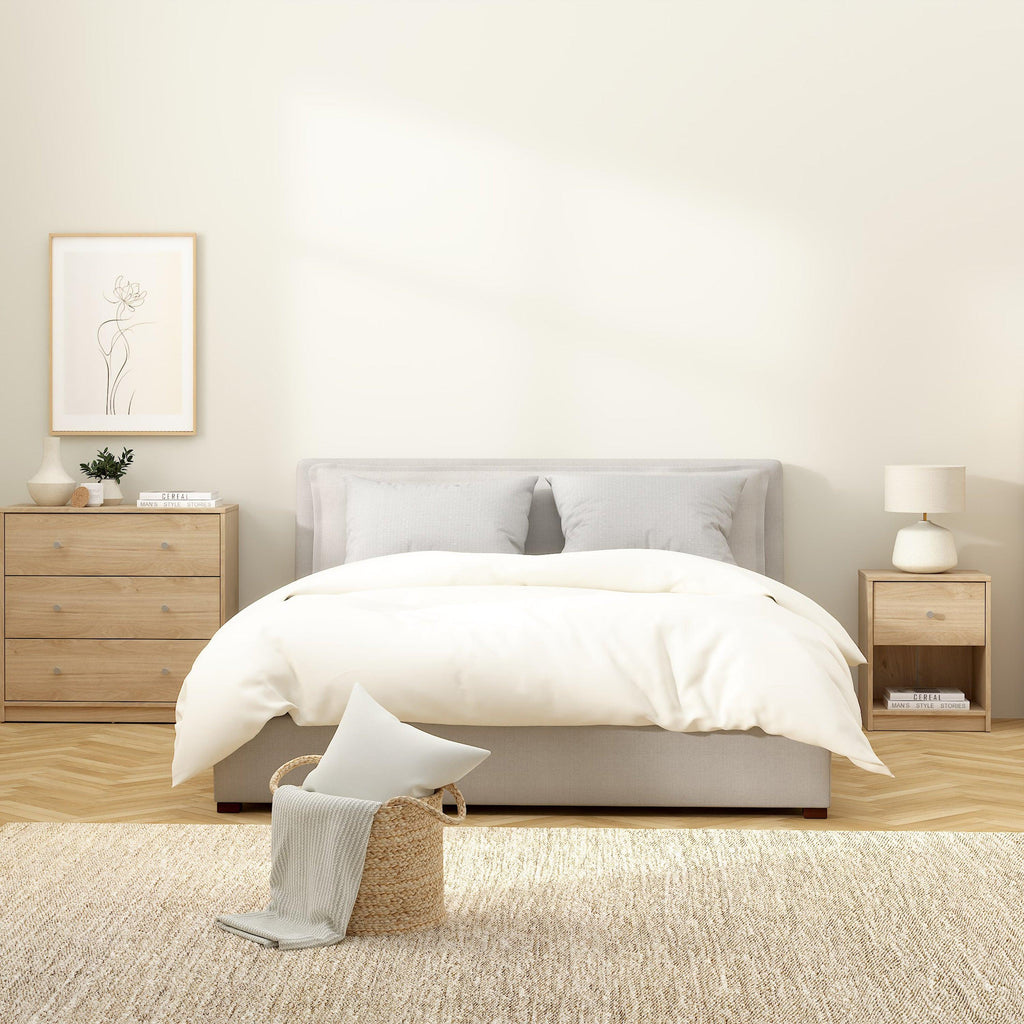 May Bedside 1 Drawer in Jackson Hickory Oak - image 6