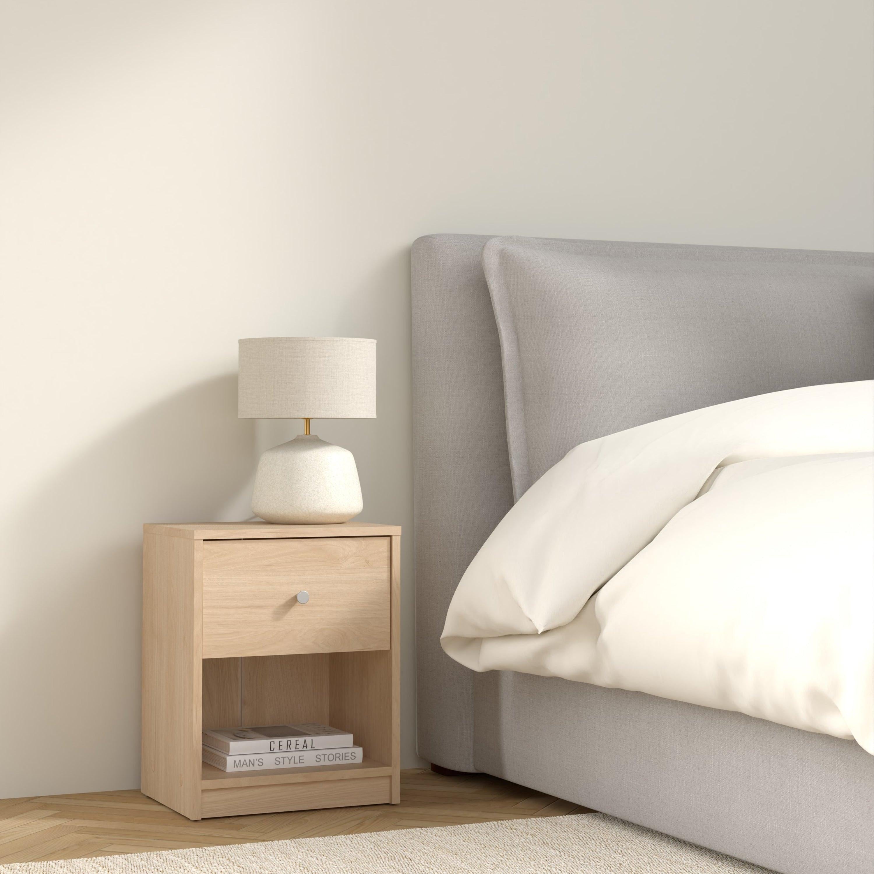 May Bedside 1 Drawer in Jackson Hickory Oak - image 7