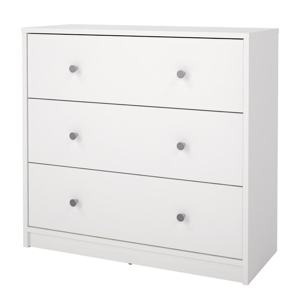 May Chest of 3 Drawers in White - image 3
