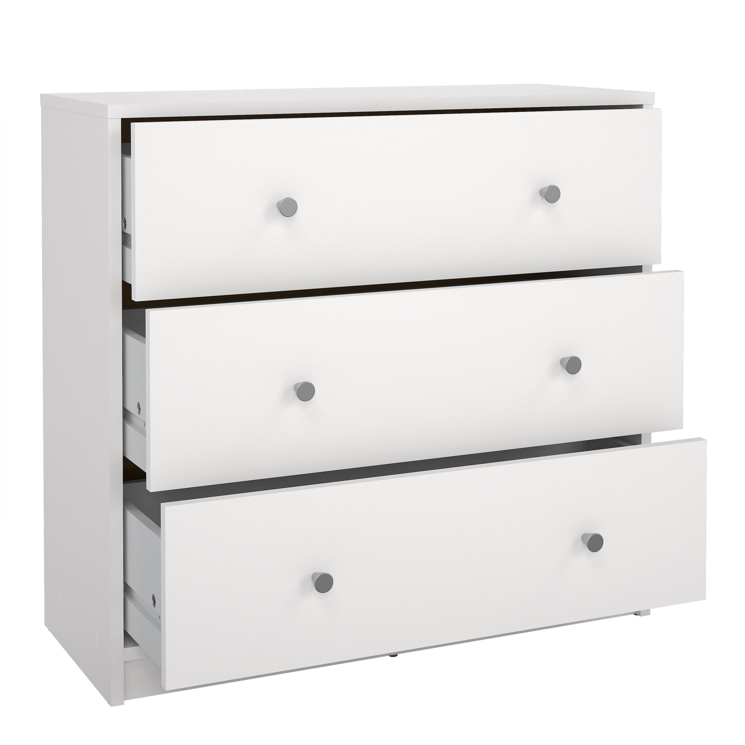 May Chest of 3 Drawers in White - image 5