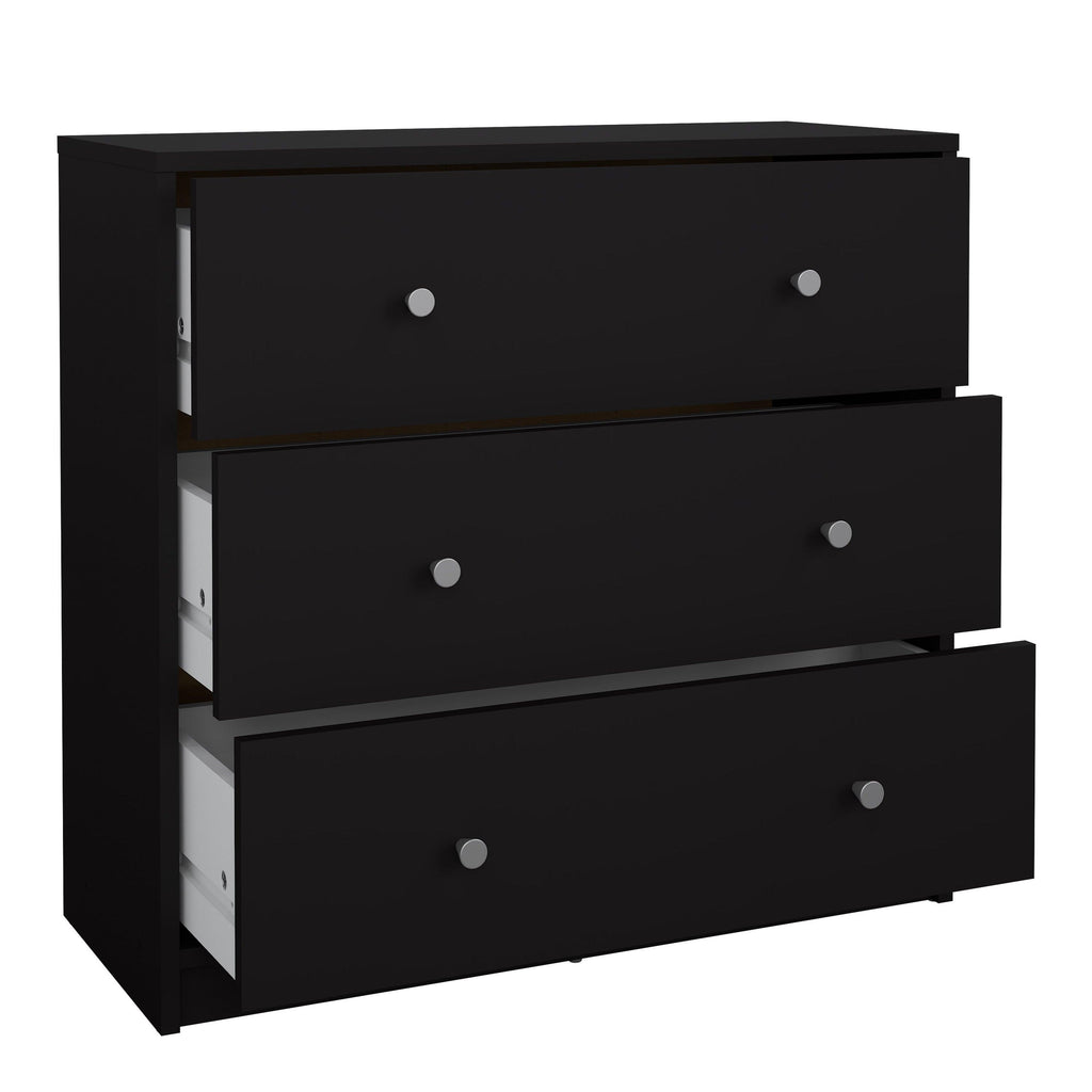 May Chest of 3 Drawers in Black - image 5