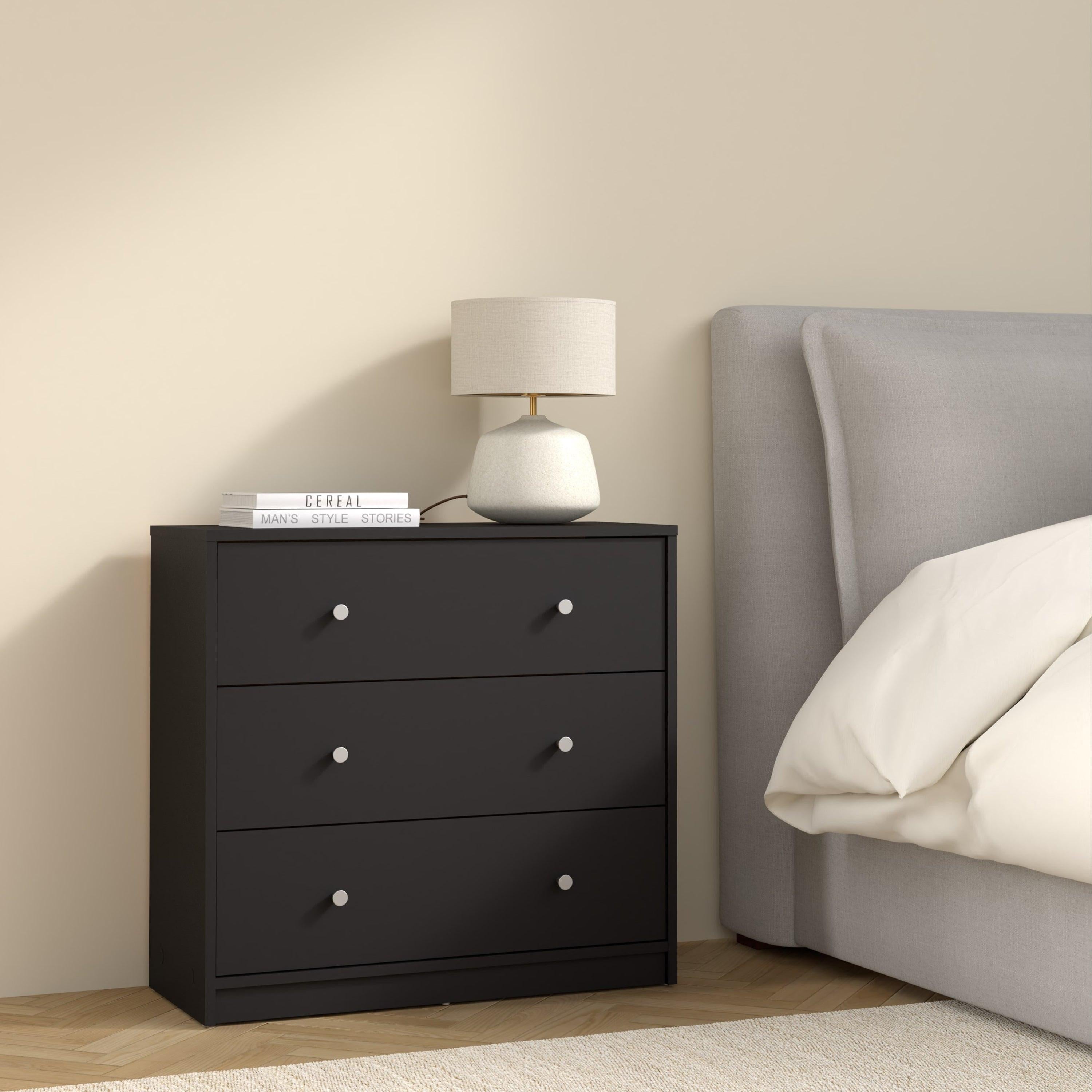 May Chest of 3 Drawers in Black - image 7