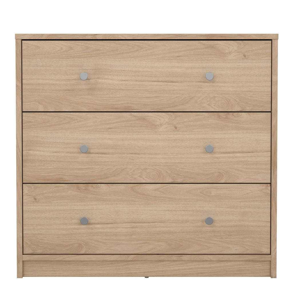 May Chest of 3 Drawers in Jackson Hickory Oak - image 2