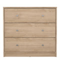 May Chest of 3 Drawers in Jackson Hickory Oak - image 2