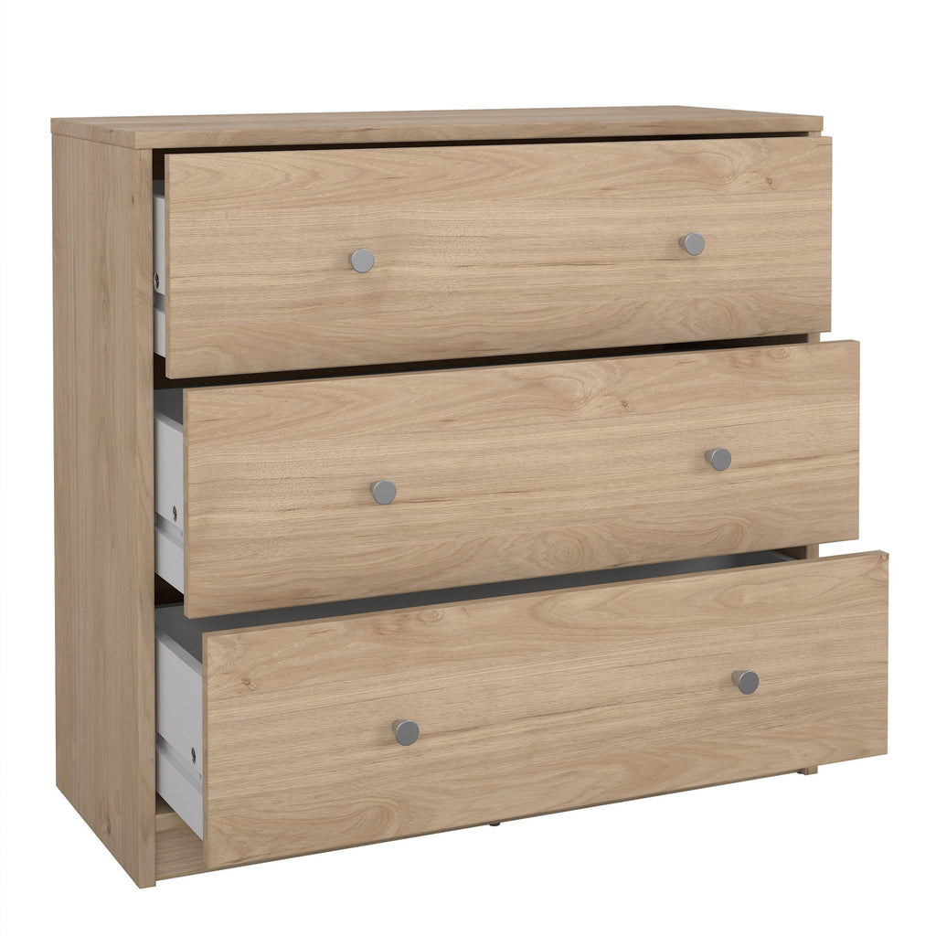 May Chest of 3 Drawers in Jackson Hickory Oak - image 5