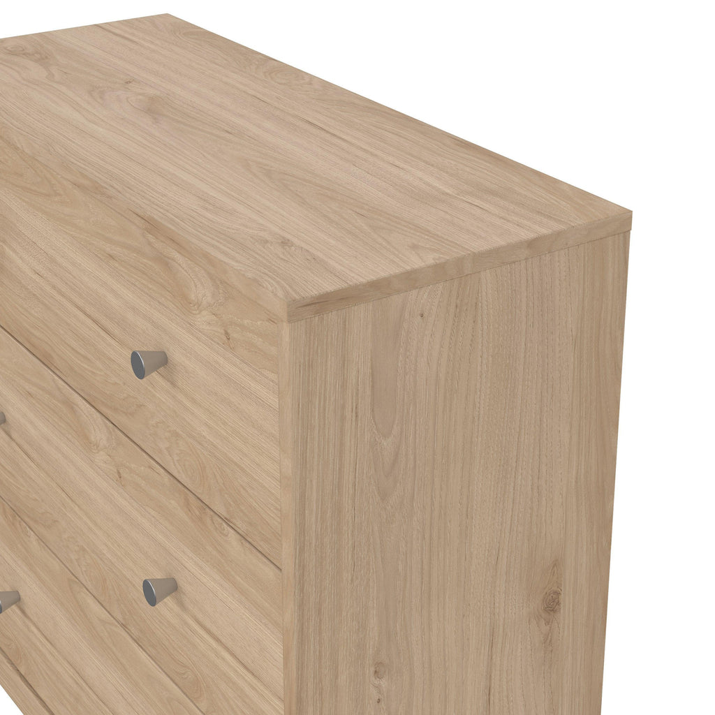 May Chest of 3 Drawers in Jackson Hickory Oak - image 8
