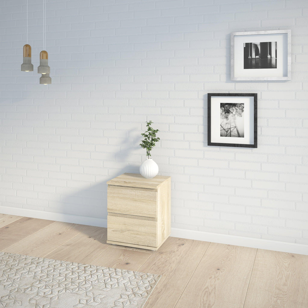 Nova Bedside 2 Drawer in Oak - image 4