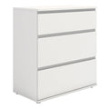 Nova Chest of 3 Drawers in White