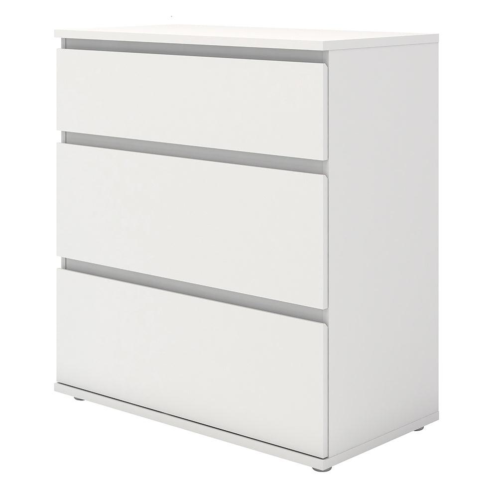 Nova Chest of 3 Drawers in White - image 3