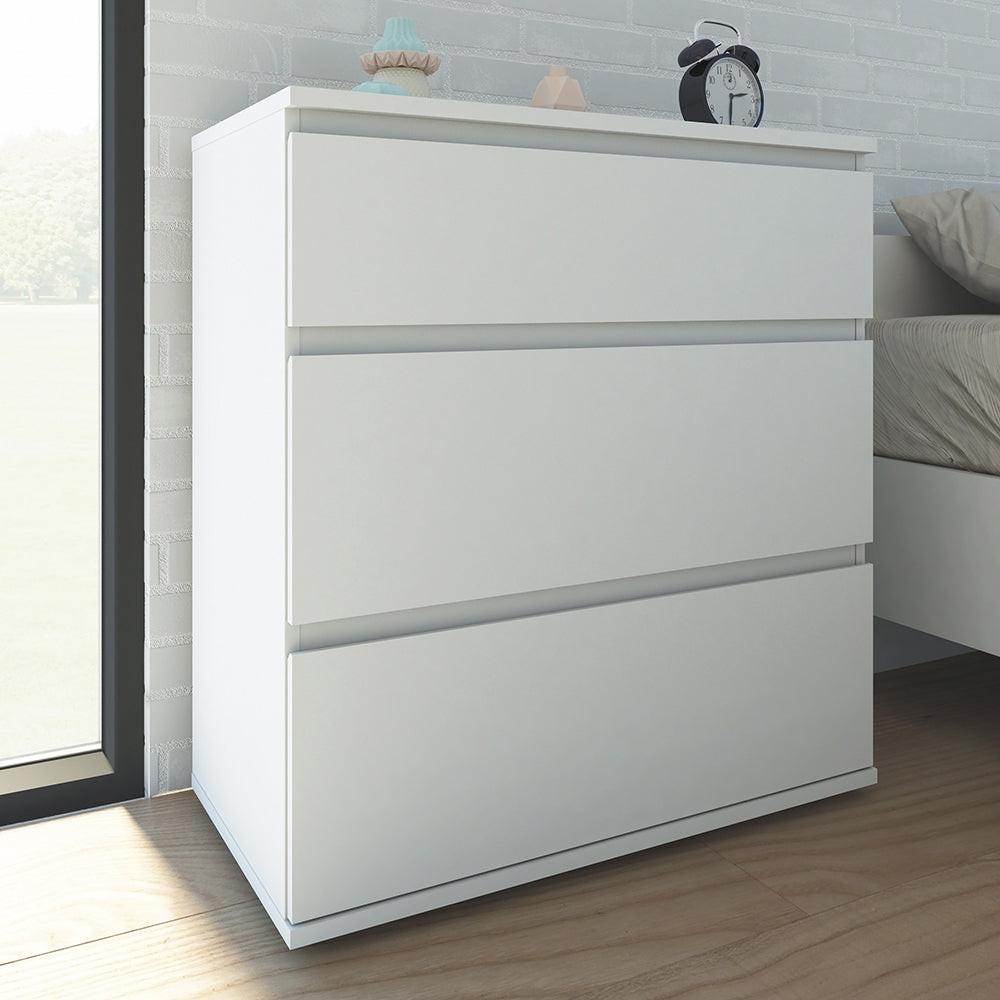 Nova Chest of 3 Drawers in White - image 4