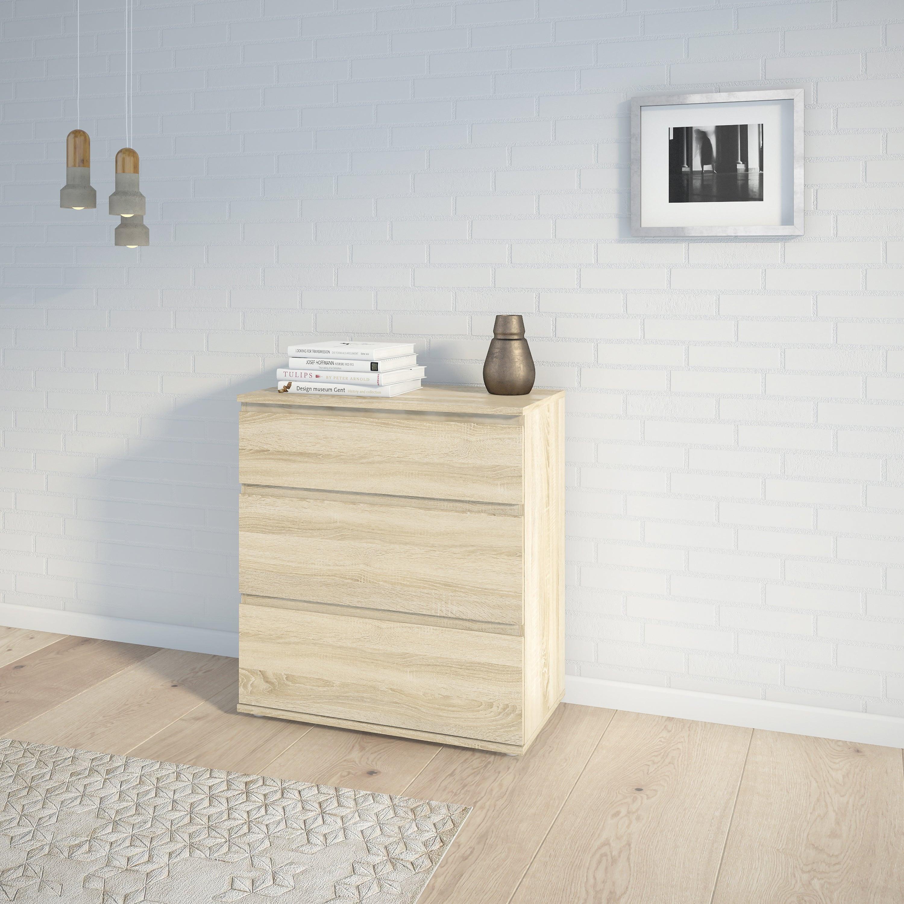 Nova Chest of 3 Drawers in Oak - image 5