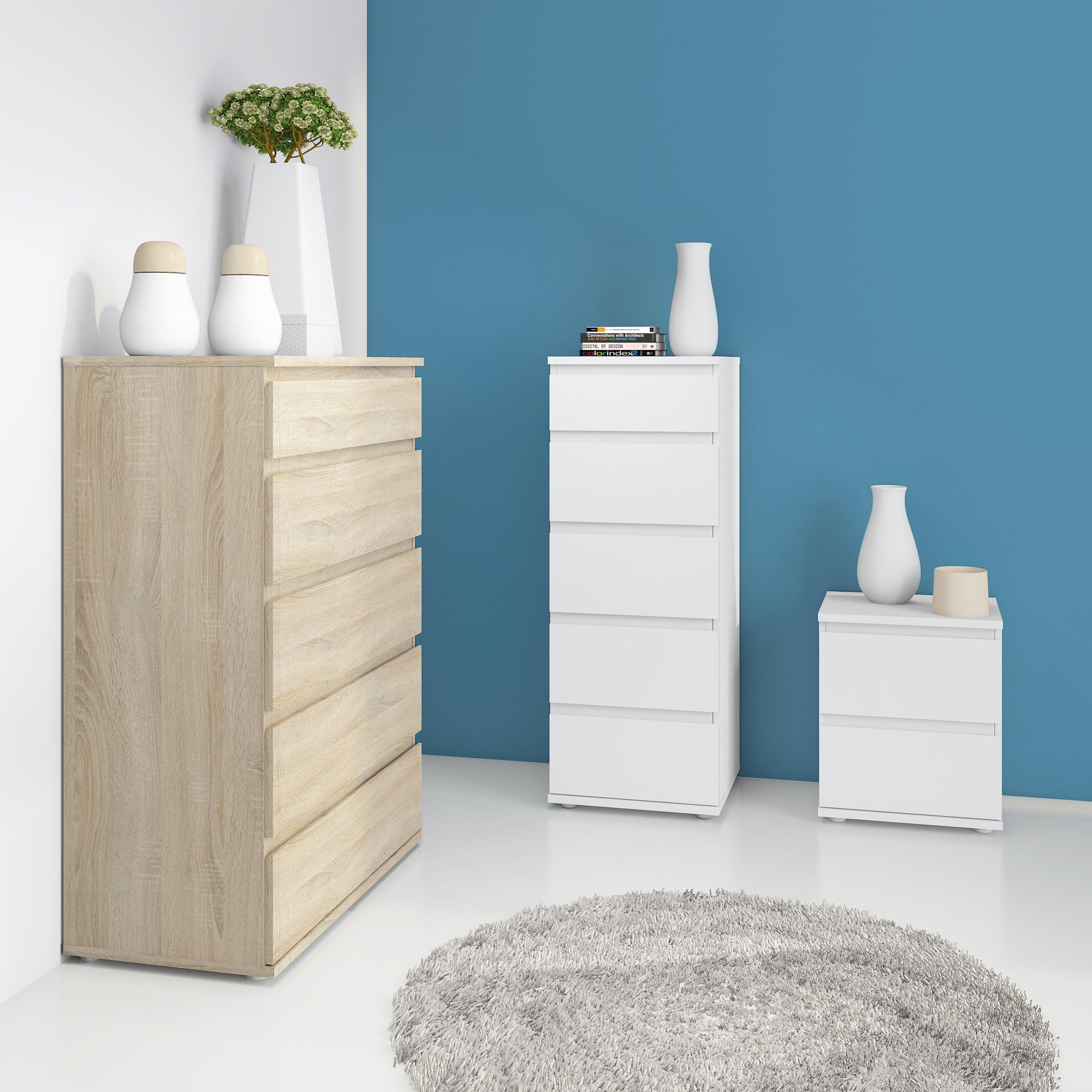 Nova Chest of 5 Drawers in Oak - image 4