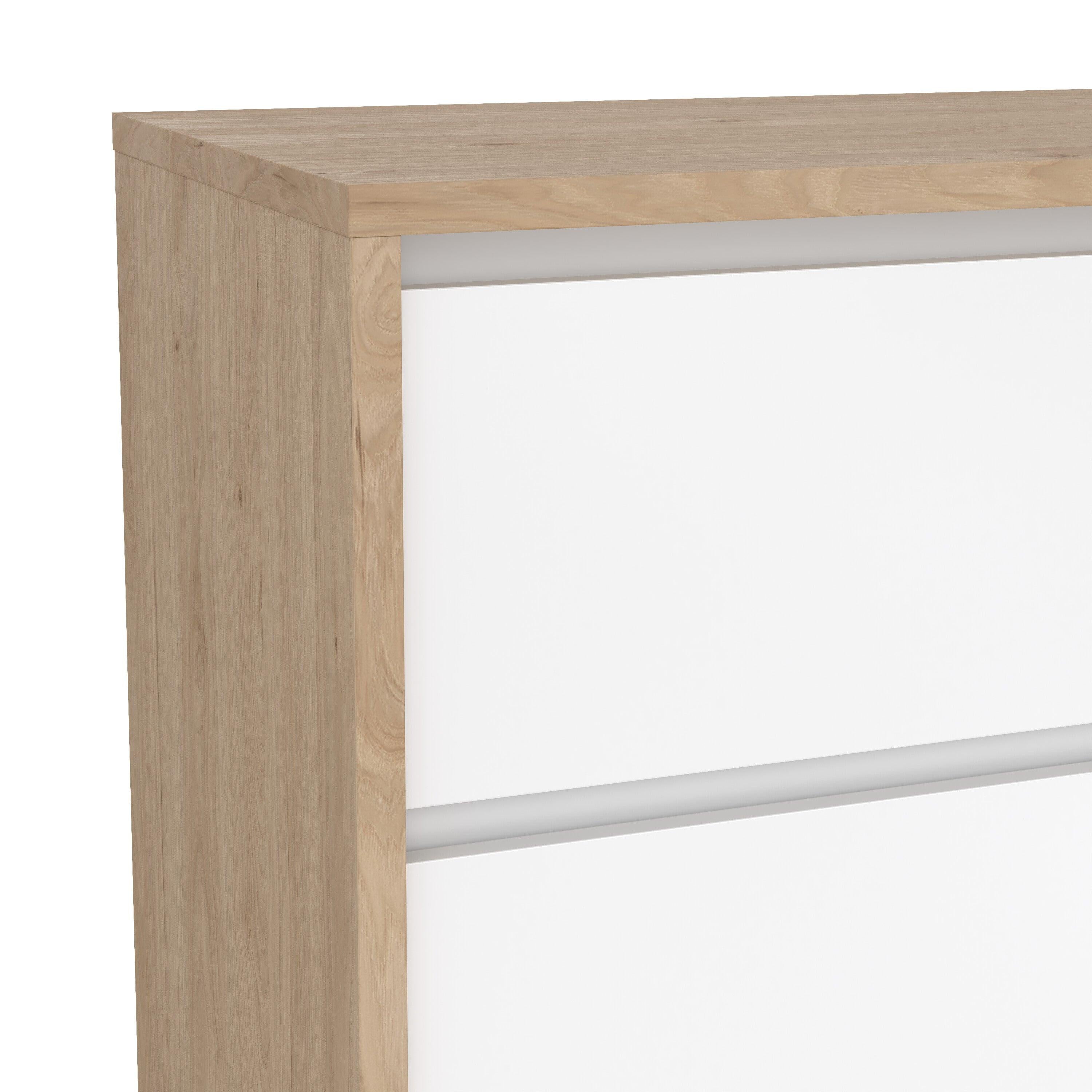 Next Sideboard with 1 door and 3 drawers Jackson Hickory White high gloss - image 8