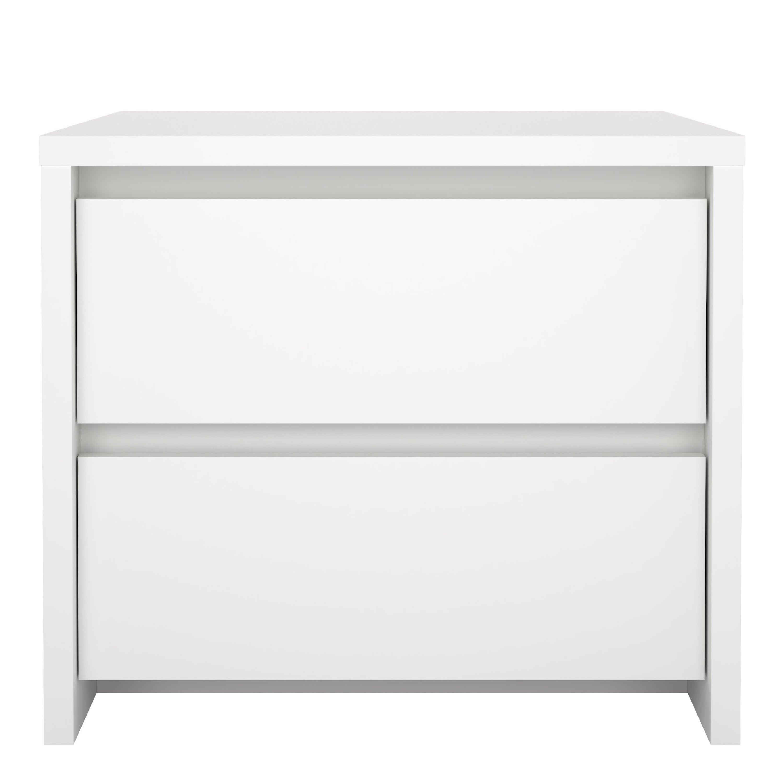 Next Nightstand 2 drawers White - image 2