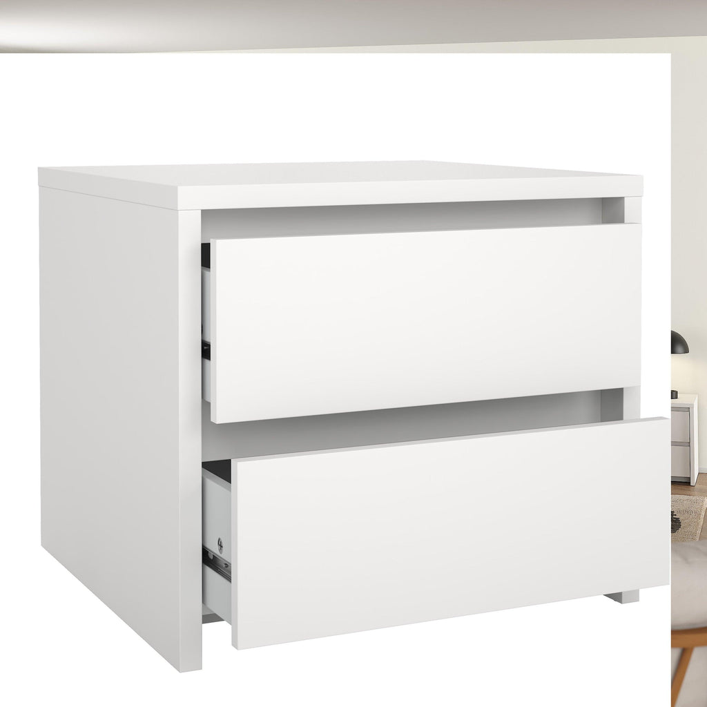 Next Nightstand 2 drawers White - image 5