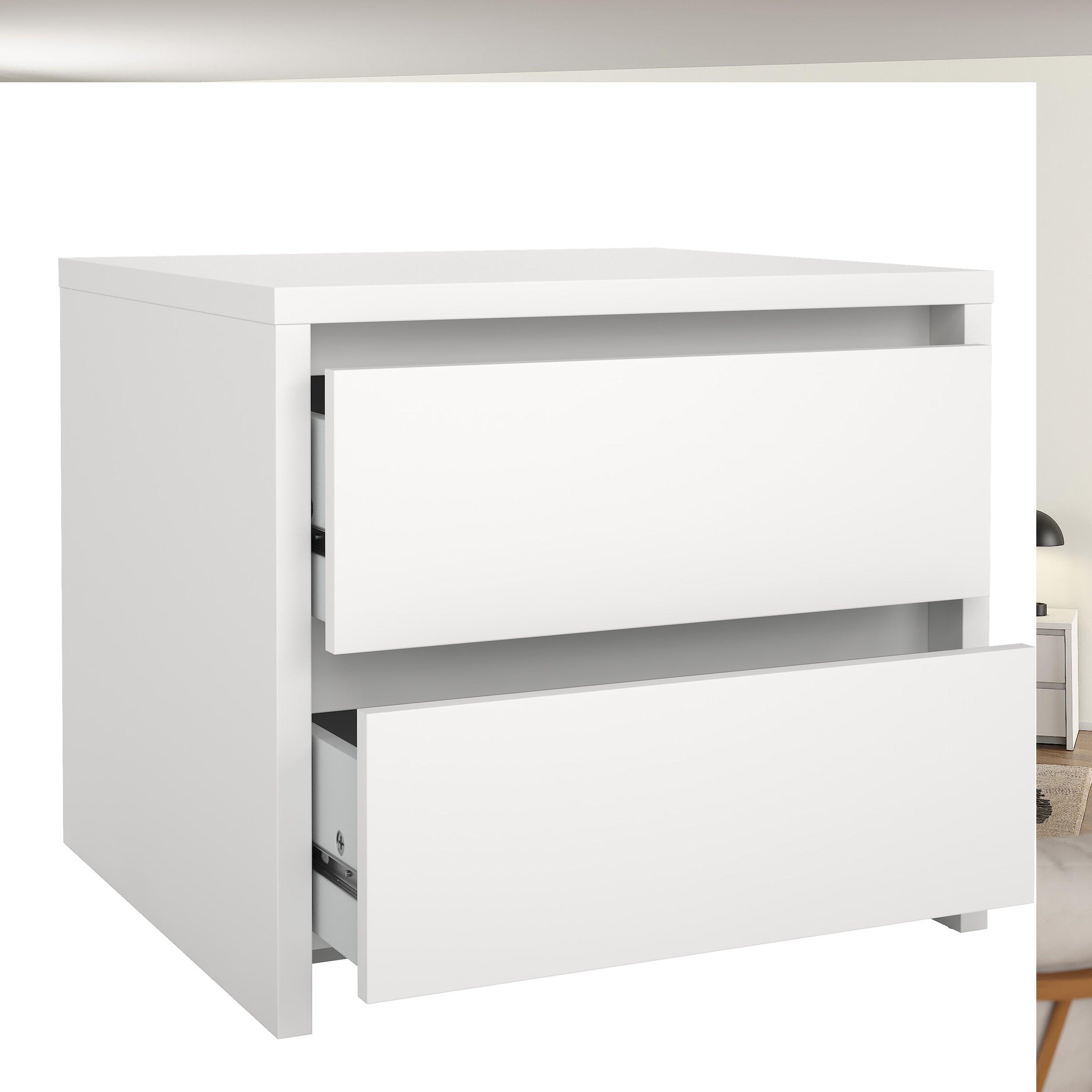 Next Nightstand 2 drawers White - image 5