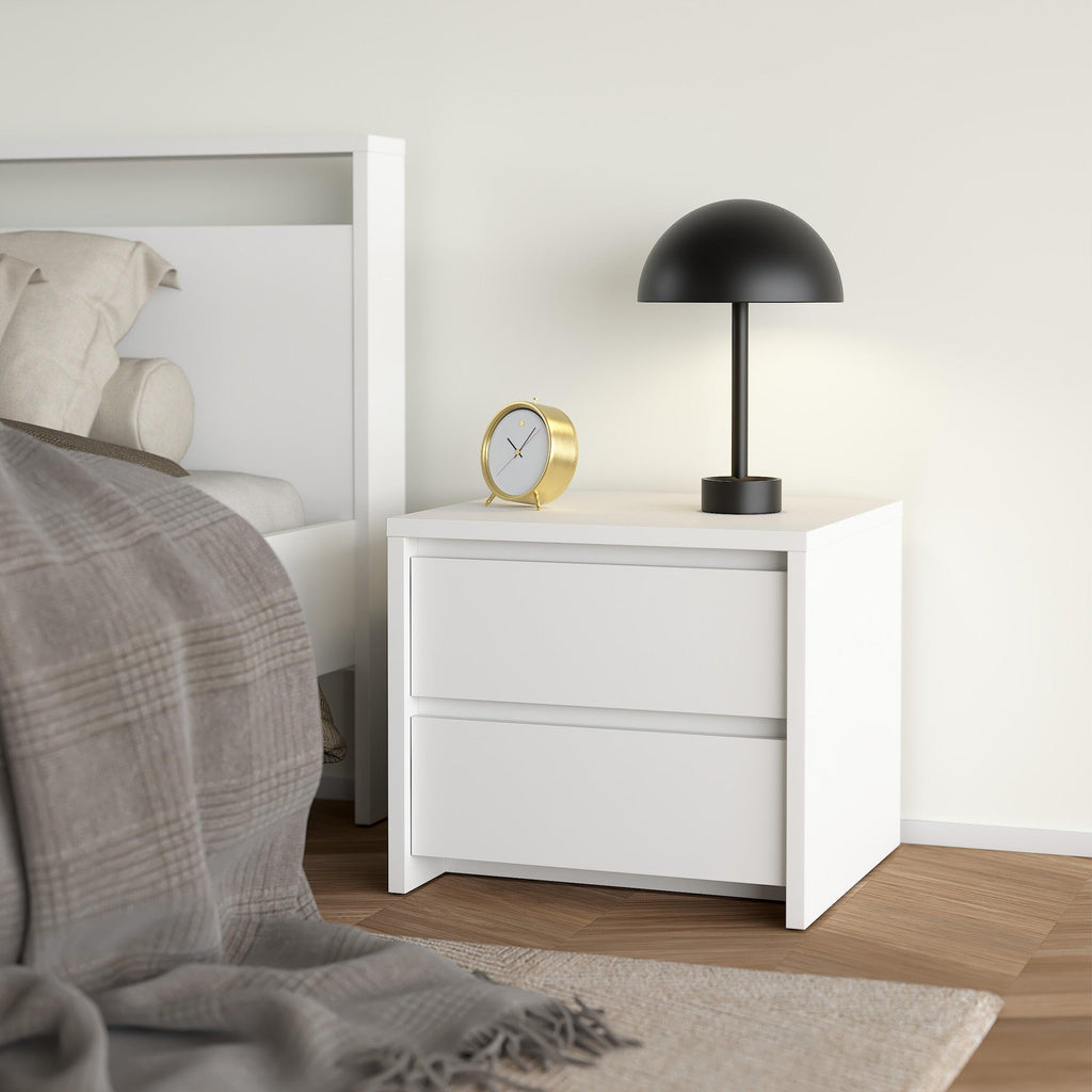 Next Nightstand 2 drawers White - image 7
